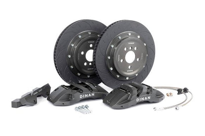 Dinan Front Big Brake Kit - 2012-2021 BMW 2/3/4-Series Front - 6-Piston - 395x34mm - Grey - F22/F23/F30/F31/F32/F33/F34/F36