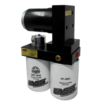 FASS 01-10 GM 2500/3500 Duramax 165gph Titanium Series Fuel Air Separation System TS C10 165G