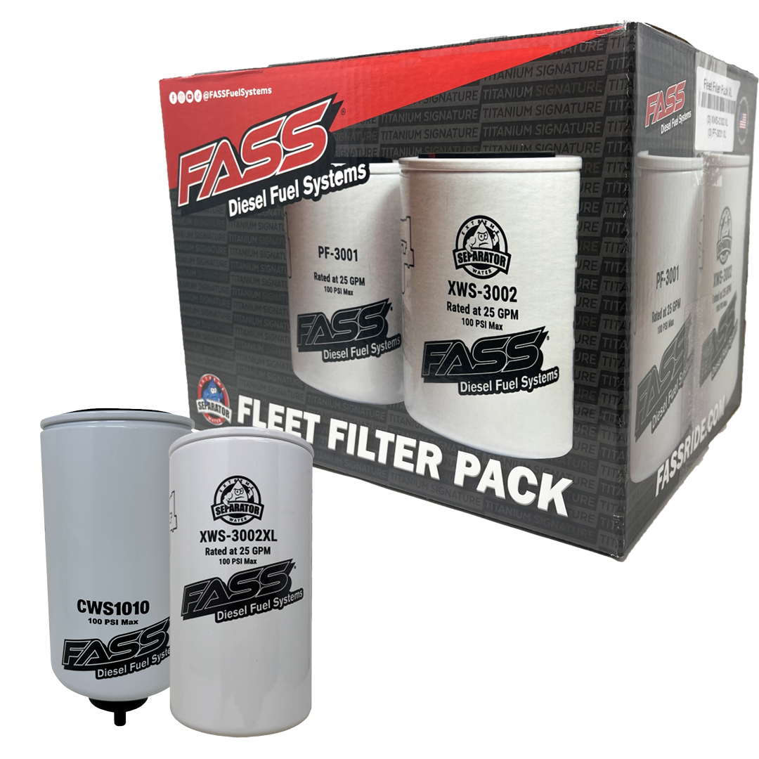 FASS Drop-In Fleet Filter Pack Contains (2) XWS3002XL & (2) CWS1010