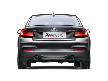 Akrapovic 16-17 BMW M240i (F22 F23) Evolution Line Cat Back (SS) w/ Carbon Tips (Req. Link Pipe) MTP-BM/SS/4H