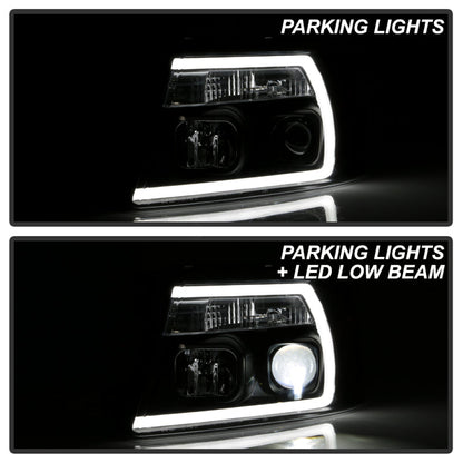 Spyder Ford F-150 04-08 High-Power LED Headlights - Black PRO-YD-FF15004PL-BK 5088161