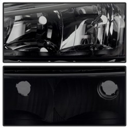 SPYDER Xtune Chevy Silverado 2500HD 03-06 Crystal Headlights w/ Bumper Lights HD-JH-CSIL03-AM-BSM-SET 9030253