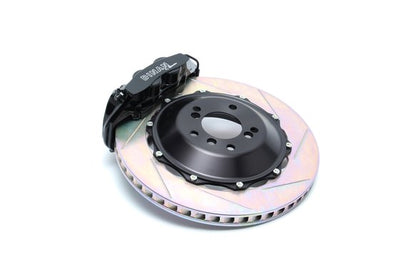 Dinan by Brembo Front Brake Set - BMW 5/6-Series Front - Black Calipers - Slotted - F06/F07/F10/F12/F13