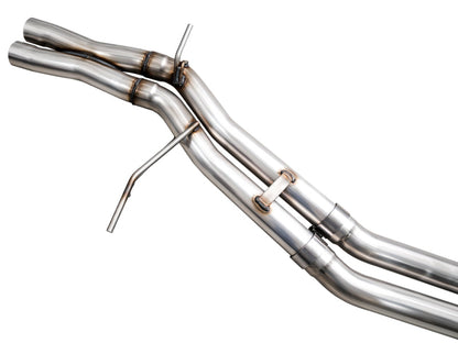 AWE Tuning 19-21 Porsche Macan 3.0T/2.9TT Touring Edition Catback Exhaust w/ Chrome Silver Tips 3015-42951