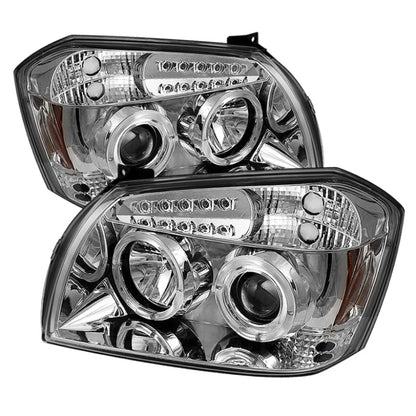 Spyder Dodge Magnum 05-07 Projector Headlights LED Halo LED Chrm (Not Included) PRO-YD-DMAG05-LED-C 5009883