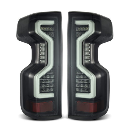 AlphaRex 19-23 Chevrolet Silverado 1500/2500HD/3500HD PRO-Series LED Tail Lights Jet Black 620070 *Discontinued