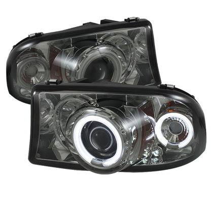 Spyder Dodge Dakota 97-04/Durango 98-03 1PC Projector Headlights LED Halo LED Chrm PRO-YD-DDAK97-C 5009791