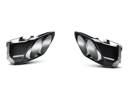 Akrapovic 10-14 AMG SLS Coupe/Roadster Evolution Line Cat Back (Titanium) w/ Carbon Tips S-MESLSAMG/1
