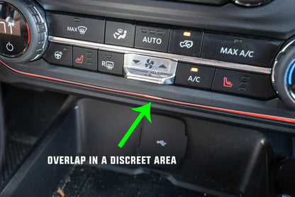 AC Controls Outline (Standard Series) - 2021+ Bronco