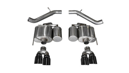 Corsa Performance Corsa 16-18 Cadillac ATS-V 3.6T 4in Black Sport Axle-Back Exhaust