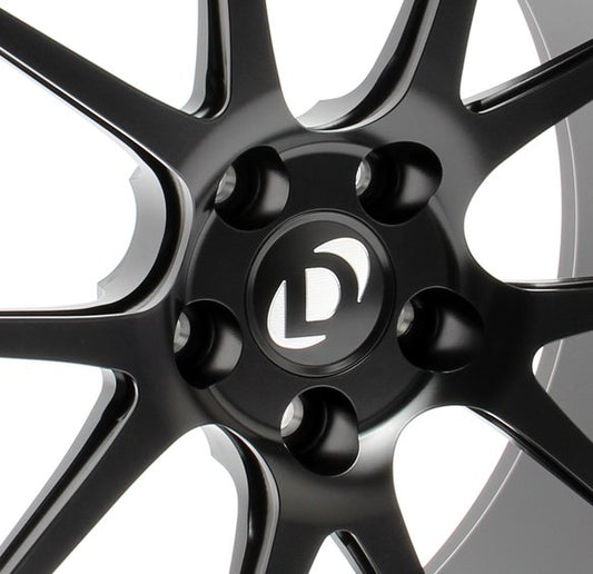 Forgeline GA1R Performance Wheel Set - 2007-2013 BMW 335i xDrive Front/Rear: 20 x 9 - Black - Dinan Center Cap - E90/E92E93