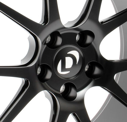 Forgeline GA1R Performance Wheel Set - 2012-2016 BMW M5 Front: 20 x 9.5 - Rear: 20 x 10.5 - Black - Dinan Center Cap - F10