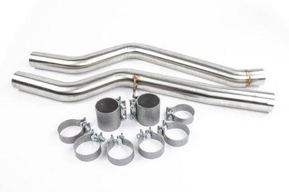 Dinan Free Flow Axle-Back Exhaust - 2020-2024 BMW M340i/M440i Stainless Steel - Black Tips - G20 / G22 / G23 / G26