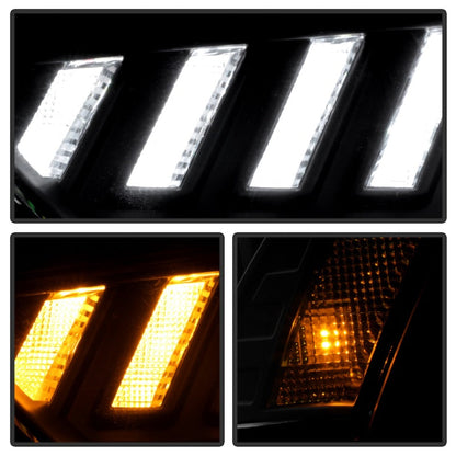 Spyder 13-16 Audi A4/S4 HID Model Only Projector Headlights - Black PRO-YD-AA413HIDSI-BK 5088338
