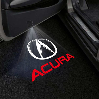 Acura ILX Door Stick On Puddle Lights Various Designs 2013–2022