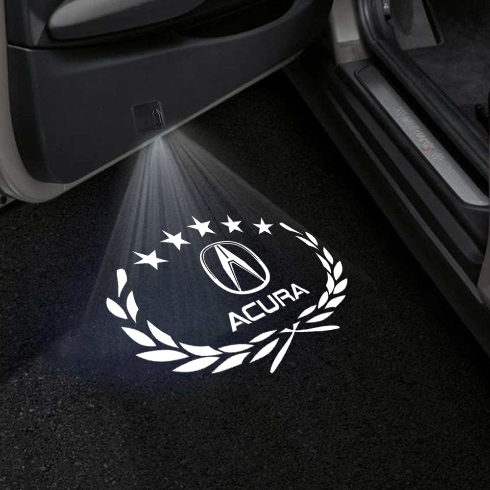 Acura ILX Door Stick On Puddle Lights Various Designs 2013–2022