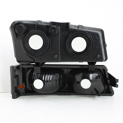 SPYDER Xtune Chevy Silverado 2500HD 03-06 Crystal Headlights w/ Amber Lights Smoke HD-JH-CSIL03-AM-SM-SET 5064523