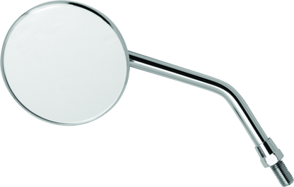 BikeMaster 3in Adjustable Round Mirror 10mm - Each - Chrome 600802