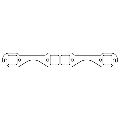 Cometic Gasket Cometic Chevy Gen1 Small Block V8 .043in Copper Exhaust Mani Gskt Set-1.550in x 1.450in Square Ports C15189C