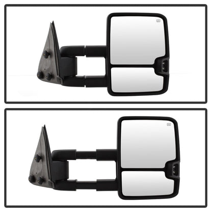 SPYDER xTune Chevy Silverado 03-06 G2 Heated Amber LED Signal Telescoping Mirrors MIR-CS03S-G2-PWH-AM-SET 9936685