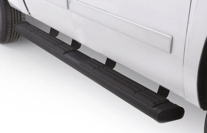 Lund 07-18 Chevy Silverado 2500/3500 Ext. Cab 6in. Oval Straight Black Nerf Bars - Black