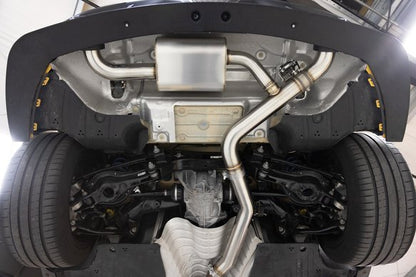 Dinan Valved Cat-Back Exhaust - 2020-2025 Toyota GR Supra 3.0 Stainless Steel - Black Tips - A90/A91