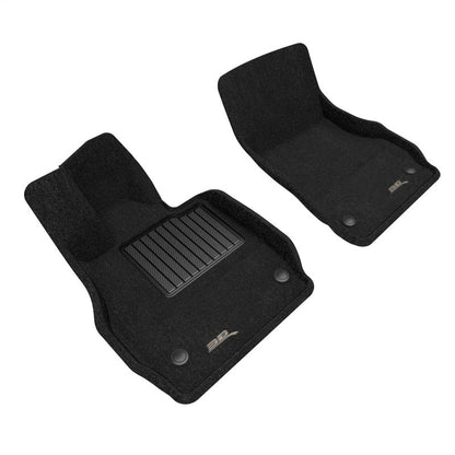 3D MAXpider 20-23 Chevrolet Corvette C8 Elegant R1 Floormat Set - Black L1CH09604709