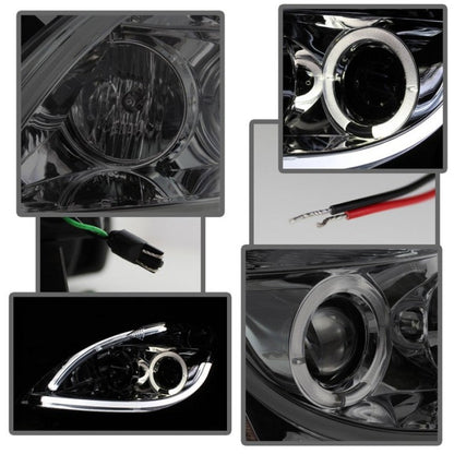 Spyder Nissan Altima 4Dr 10-12 Projector Headlights Light DRL LED Halo Smke PRO-YD-NA104D-LTDRL-SM 5076854