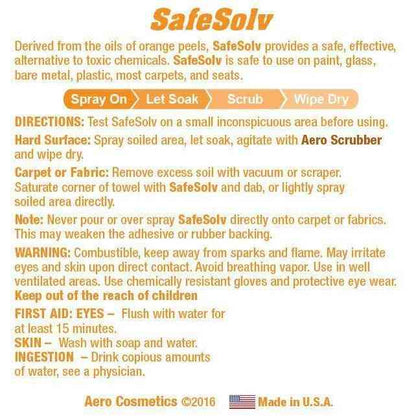 SafeSolv 8 Fl. oz - Adhesives, Tar, Oil, Hydraulic Fluid and Gum Remover