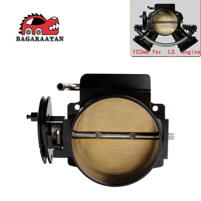 102mm Throttle Body for GM LS1 / LS-Series Engines – Silver or Black
