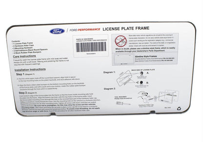 Ford Racing Stainless Steel Ford Performance License Plate Frame M-1828-SS304C