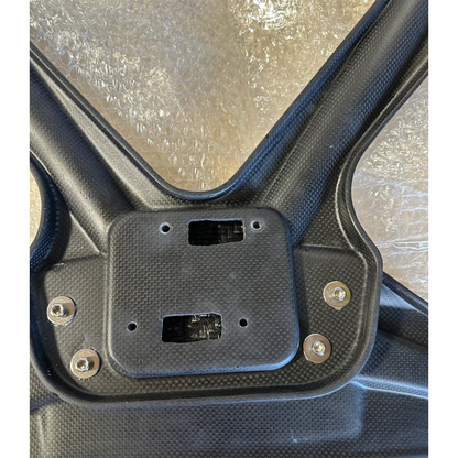 Carbon Fiber Rear Engine Bonnet Cover Window for Ferrari 488 Spyder