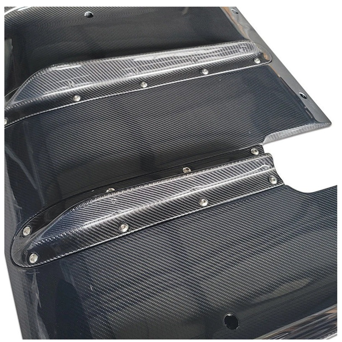Carbon Fiber Rear Bottom Undertray Diffuser for Nissan GT R R35