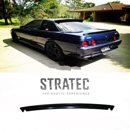 NI Style Glass Fiber Rear Ducktail Lip Spoiler for Nissan Skyline R32 GTS GTR