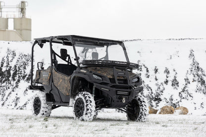 Front Cargo Rack | Black Series LED | 6" Light | Slim Line | Honda Pioneer 1000/Pioneer 1000-5