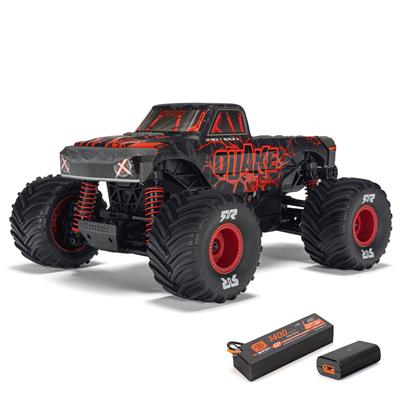 RC QUAKE MONSTER TRUCK RED