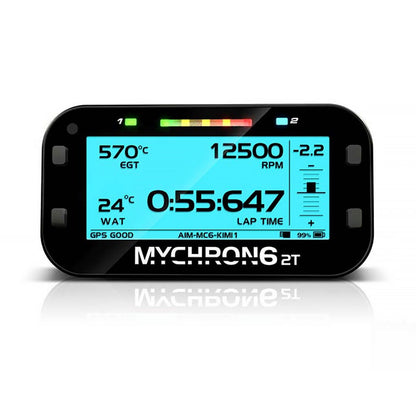 AiM Sports MyChron6 2T Dual-Temp Karting Dash and Data Logger