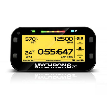AiM Sports MyChron6 2T Dual-Temp Karting Dash and Data Logger