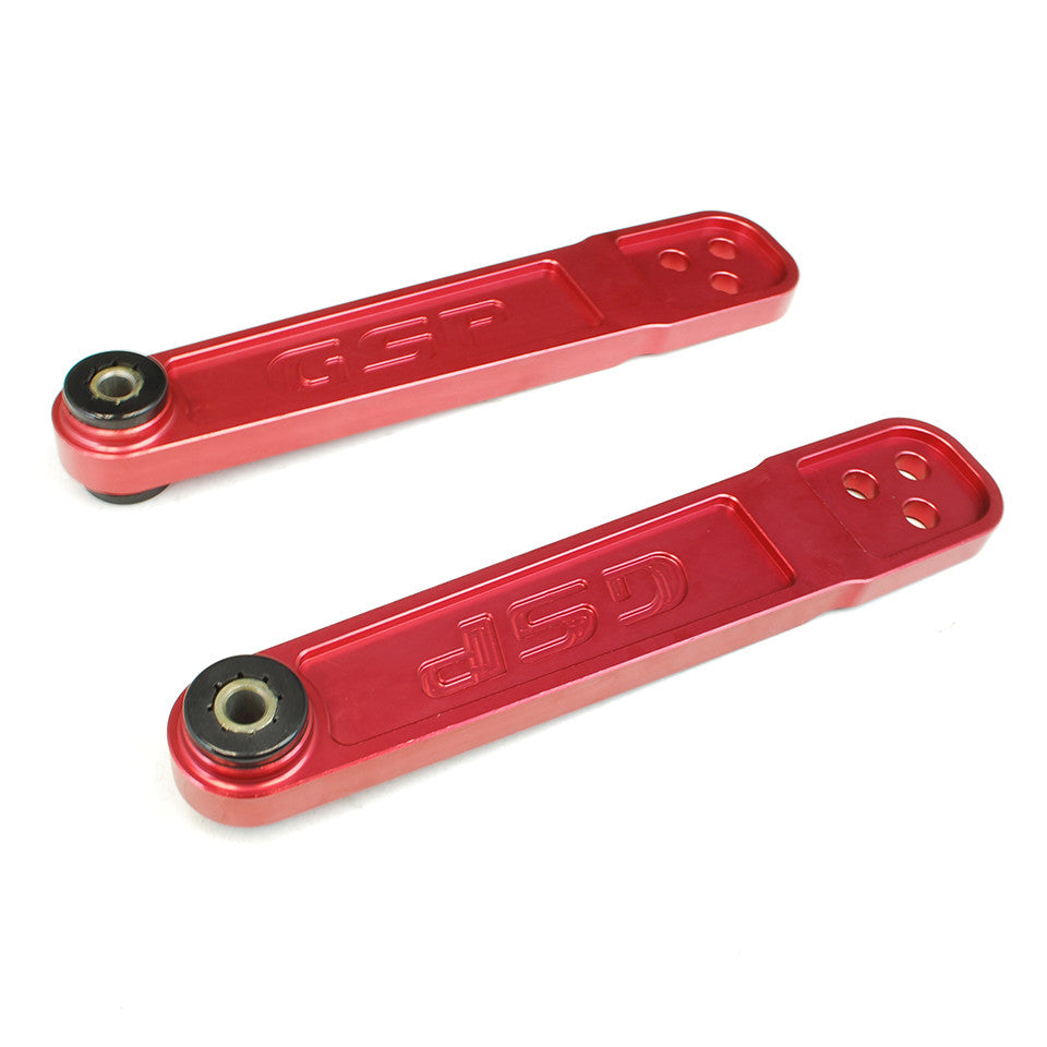 GODSPEED Acura RSX (DC5) 2002-06 Gen2 Adjustable Rear Lower Control Arms Red