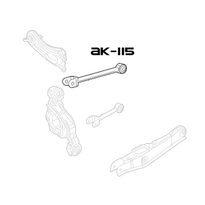 GODSPEED Dodge Avenger (JS) 2011-14 Adjustable Camber Rear Arms With Spherical Bearings