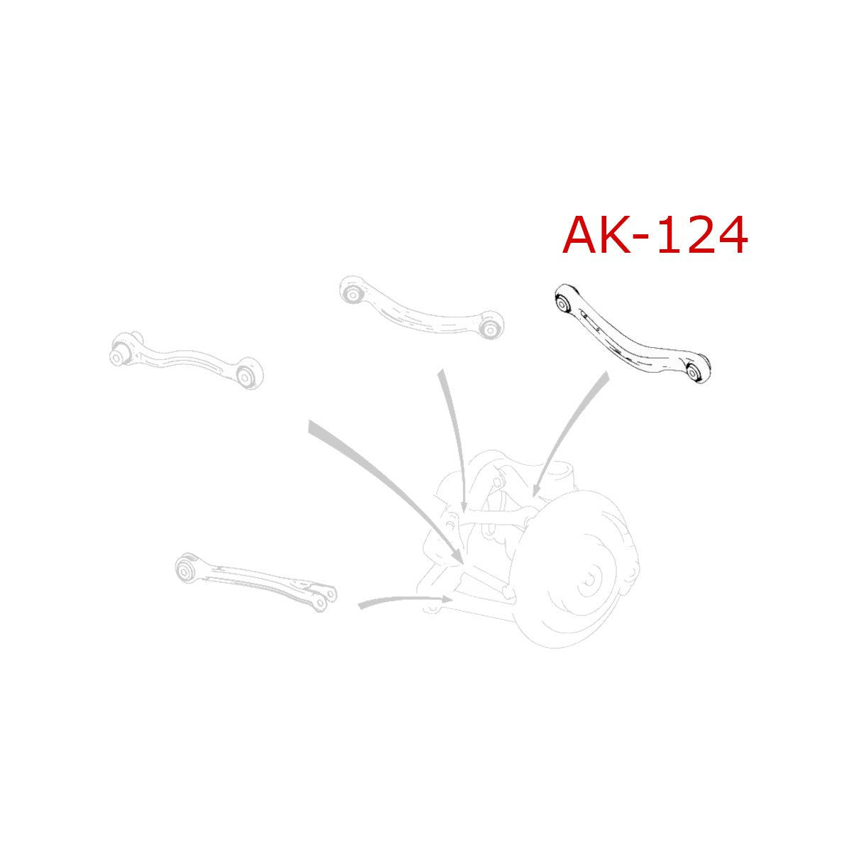 GODSPEED Mercedes-Benz C-Class Coupe (W204) 2012-15 Adjustable Rear Upper Camber Arms