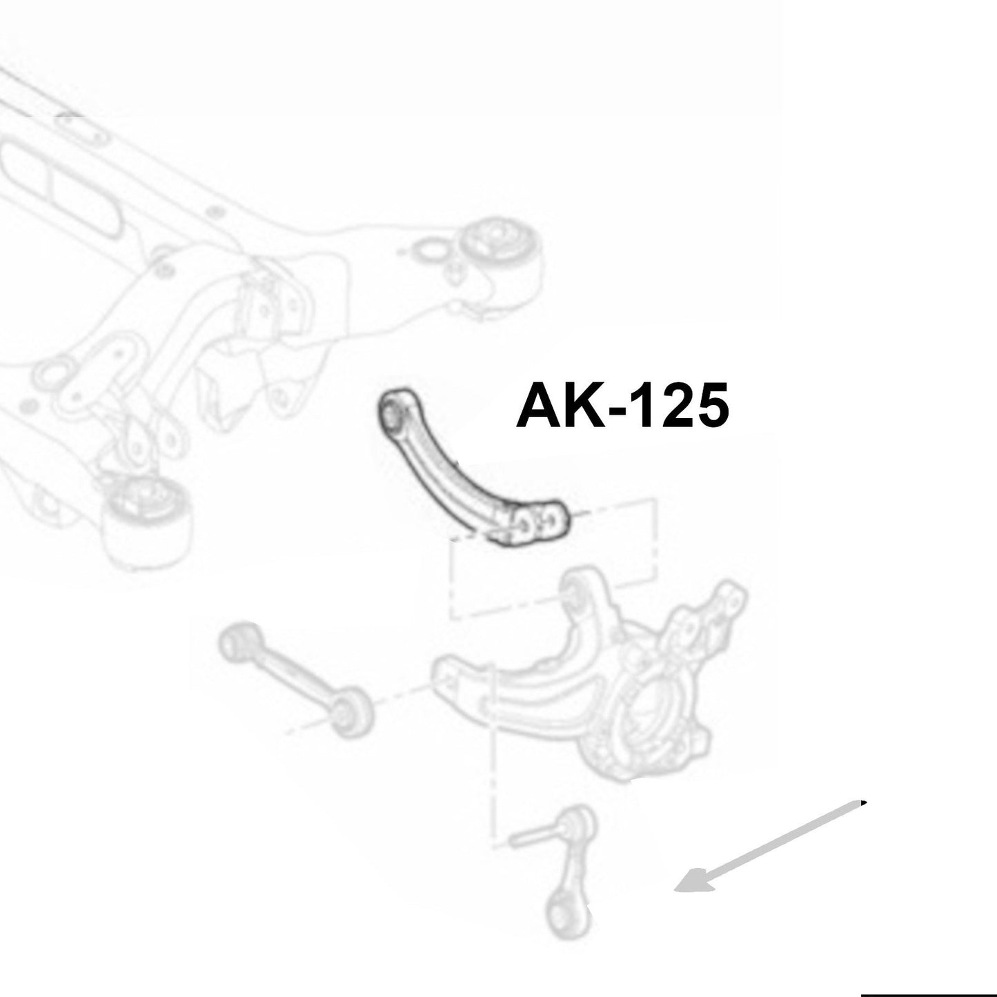 Godspeed Alfa Romeo Stelvio (949) 2017–2025 Adjustable Rear Upper Camber Arms w/ Spherical Bearings