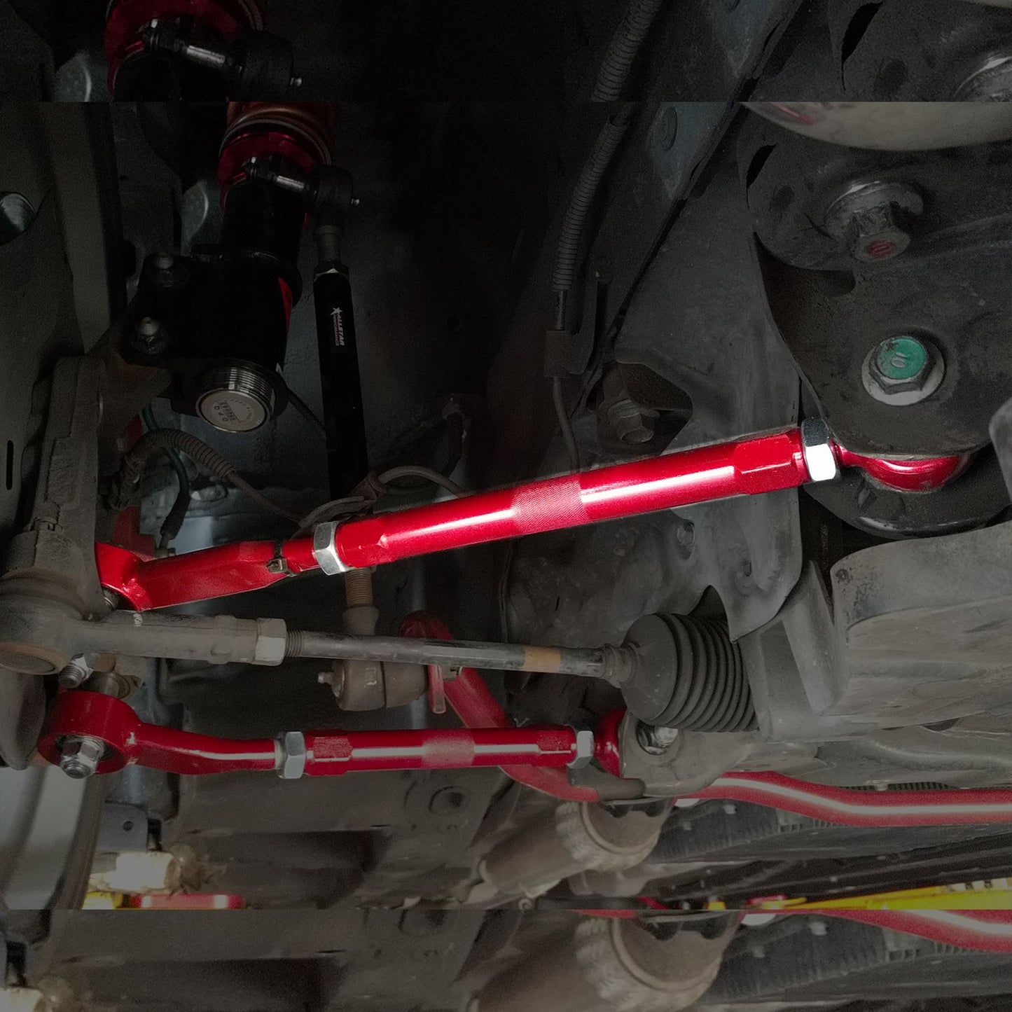 GODSPEED Hyundai Genesis Coupe (BK) 2009-16 Adjustable Front Tension Arms With Spherical Bearings
