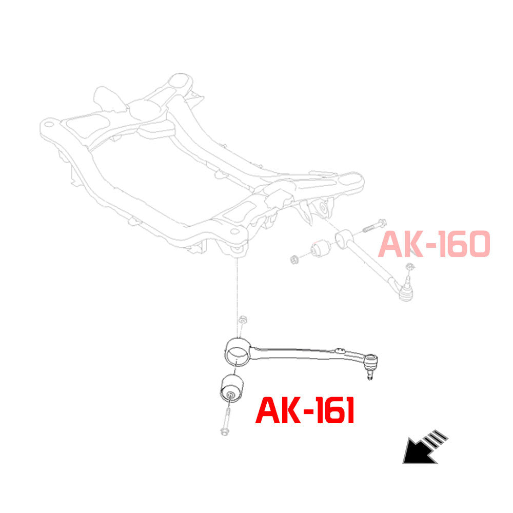 GODSPEED Hyundai Genesis Coupe (BK) 2009-16 Adjustable Front Tension Arms With Spherical Bearings