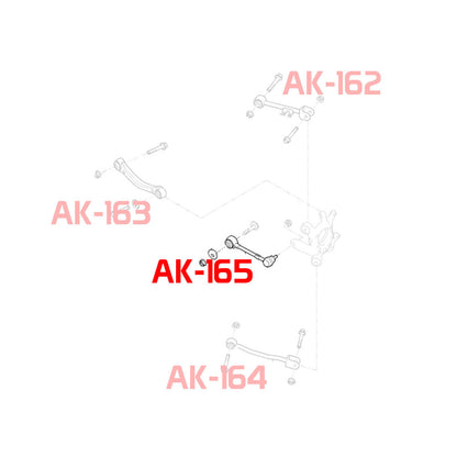GODSPEED Hyundai Genesis Coupe (BK) 2009-16 Adjustable Rear Toe Arms With Spherical Bearings