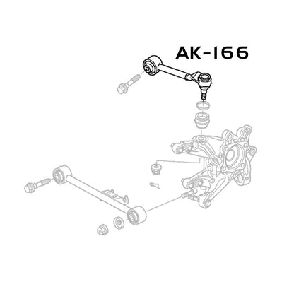 GODSPEED Honda Odyssey (RL5) 2011-18 Adjustable Rear Camber Arms And Ball Joints