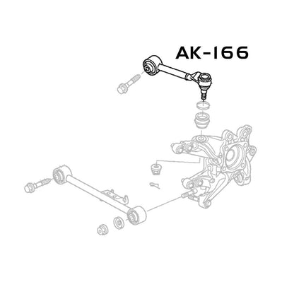 Godspeed Honda Odyssey (RL5) 2011-18 Adjustable Rear Camber Arms And Ball Joints