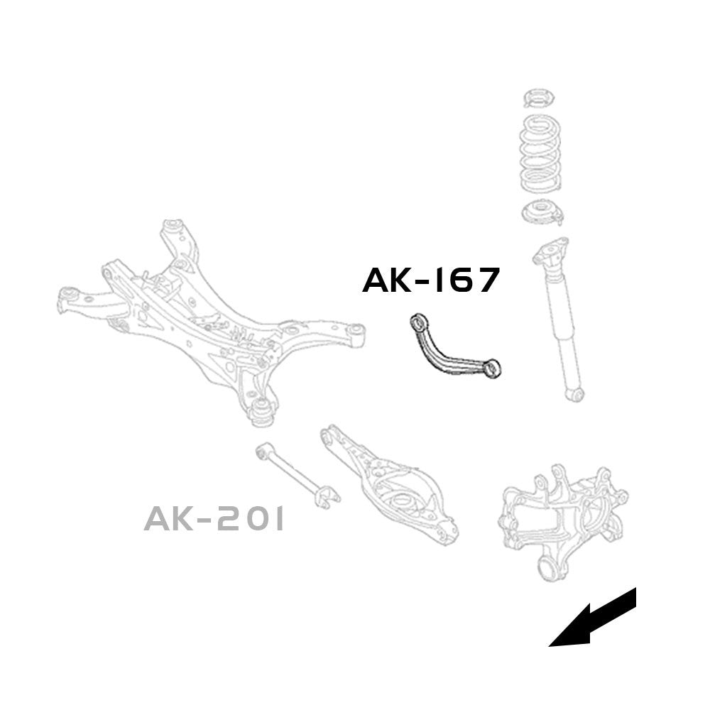 GODSPEED Mazda6 (GJ/GL) 2014-21 Adjustable Rear Camber Arms With Spherical Bearings