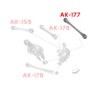 Godspeed BMW 4-Series (F32/F33/F36) 2014-19 Adjustable Rear Camber Arms With Spherical Bearings