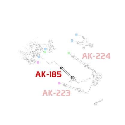 Godspeed Infiniti Q50 (V37) 2014-23 Adjustable Rear Arms With Spherical Bearings